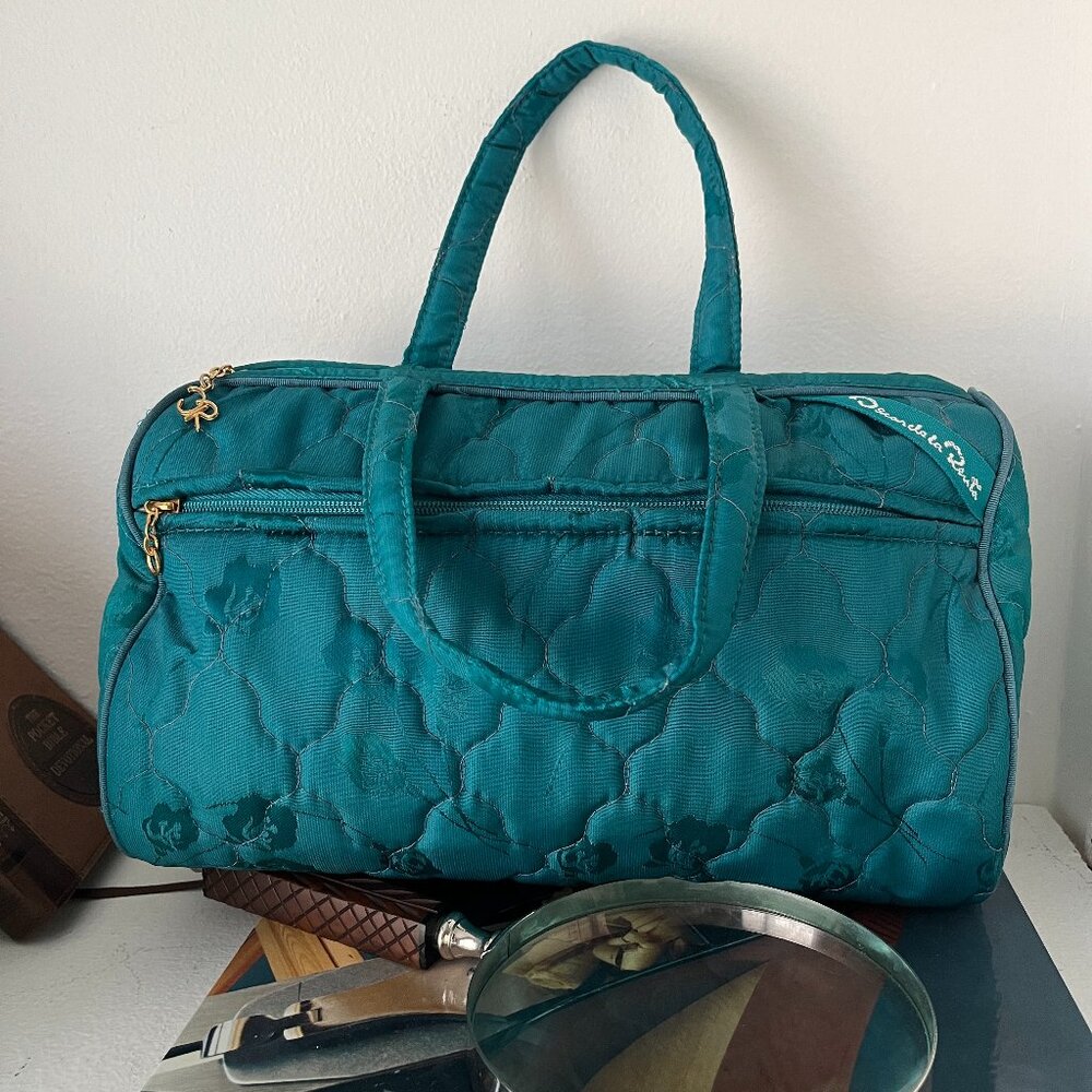 Oscar De La Renta Vintage -Large Cosmetic Bag